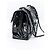 CHANEL Vintage Double/Two Face Maxi 30 – Pelle verniciata nera – Hardware annerito – All Black - vista 4