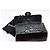 CHANEL Vintage Double/Two Face Maxi 30 – Pelle verniciata nera – Hardware annerito – All Black - vista 14