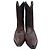 Autre Marque Sancho Botas Western de Cuero Marrón