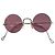 Autre Marque Retrospeecs&Co Occhiali da sole rotondi argento - Lenti rosa
