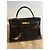 Borsa Hermès Kelly in pelle box nera retourné - vista 12