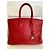 Hermès Birkin 35 Bolso de cuero rojo - vista 6