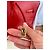 Hermès Birkin 35 Bolso de cuero rojo - vista 8