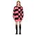 MSGM Pink and Black Checkered Mohair Blend Sweater Dress