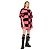 MSGM Pink and Black Checkered Mohair Blend Sweater Dress - view 2