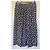 Autre Marque MANI Maxirock Blumenmuster Blau-Weiß - Ansicht 3