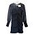 Sandro Vestido Balmora Negro de Mangas Transparentes