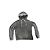 Saint Laurent Hoodie in gewaschenem Grau
