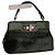 Bolso de piel verde Bulgari