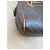 Céline Sac bowling Celine en toile enduite marron - vue 12