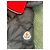 Plumífero Moncler negro con cuello rojo - vista 4