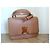 Kleine Burberry TB Schultertasche aus hellkamelfarbenem Leder mit Monogramm - Ansicht 2