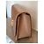 Kleine Burberry TB Schultertasche aus hellkamelfarbenem Leder mit Monogramm - Ansicht 5
