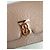 Kleine Burberry TB Schultertasche aus hellkamelfarbenem Leder mit Monogramm - Ansicht 9