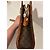 Bolsa de mão em couro marrom Céline Macadam - vista 13