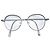 Gafas graduadas redondas de Chanel con detalle de cadena - vista 2