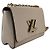 Borsa Louis Vuitton Twist MM in Pelle Epi Crema - vista 5