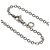 Bulgari Collana a catena Bvlgari in oro bianco 18K - vista 3