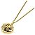 Céline Collar Círculo Logo Celine en Oro Amarillo 18K