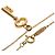 Autre Marque Collar Llave Ovalada Tiffany & Co. en Oro Rosa 18K - vista 2