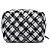 Chanel Lunch Box Schultertasche aus schwarzem CC Canvas Gingham - Ansicht 3