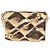 Spilla Chanel Gold CC placcata oro trapuntata Classic Flap - vista 2