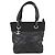 Chanel Paris Biarritz Tote aus beschichtetem Canvas, gesteppt, Schwarz, Small