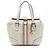 Borsa a mano Gucci White Guccissima Treasure
