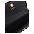 Chanel Carteira Wallet On Chain em pele de cordeiro acolchoada preta com CC, esmalte e pérolas - vista 4
