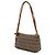 Fendi Brown Zucchino Canvas Triple Strap Pochette Schultertasche - Ansicht 2