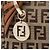 Fendi Brown Zucchino Canvas Triple Strap Pochette Schultertasche - Ansicht 6