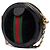 Gucci Mini Borsa a Tracolla Rotonda Ophidia in Suede Nero con Web - vista 2