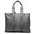 Chloé Woody Tote Large aus Nylon in Grau Braun