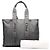Chloé Woody Tote Large aus Nylon in Grau Braun - Ansicht 7