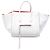 Céline Celine Phantom Luggage Tote en cuir blanc Medium