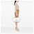 Céline Celine Phantom Luggage Tote en cuir blanc Medium - vue 6