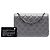 Chanel Silver CC gesteppte metallische Lammleder Wallet On Chain mit Kunstperlen - Ansicht 8