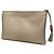 Bamboo Clutch Gucci de piel de becerro dorada con borla de bambú - vista 2
