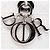 Dior White Medium Embroidered Canvas Cannage Lady D Lite - vue 5