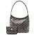 Goyard Black Goyardine Boheme Hobo Nero