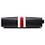 Clutch Gucci New Web in pelle di vitello nera con logo e banda - vista 3