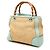 Borsa Gucci Small Raffia Bamboo Shopper Marrone - vista 2