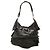 Autre Marque Saint Laurent Borsa Hobo Saint Tropez in pelle con volant nero Small