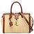 Autre Marque Saint Laurent Downtown Cabas Satchel aus beigem Baby Raffia Monogramm