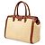 Autre Marque Saint Laurent Downtown Cabas Satchel aus beigem Baby Raffia Monogramm - Ansicht 2