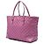 Bamboo Tote Gucci Pink Metallic Guccissima Heart Bit - vista 2