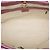 Bamboo Tote Gucci Pink Metallic Guccissima Heart Bit - vista 4