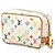 Louis Vuitton White Monogram Multicolore Trousse Wapity - vista 2
