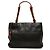 Borsa Tote Chanel Black CC in vitello con catena tartarugata