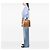 Borsa Satchel Miu Miu in pelle di capra marrone Madras - vista 6